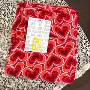 LuLaRoe OS Valentine Leggings NWT
